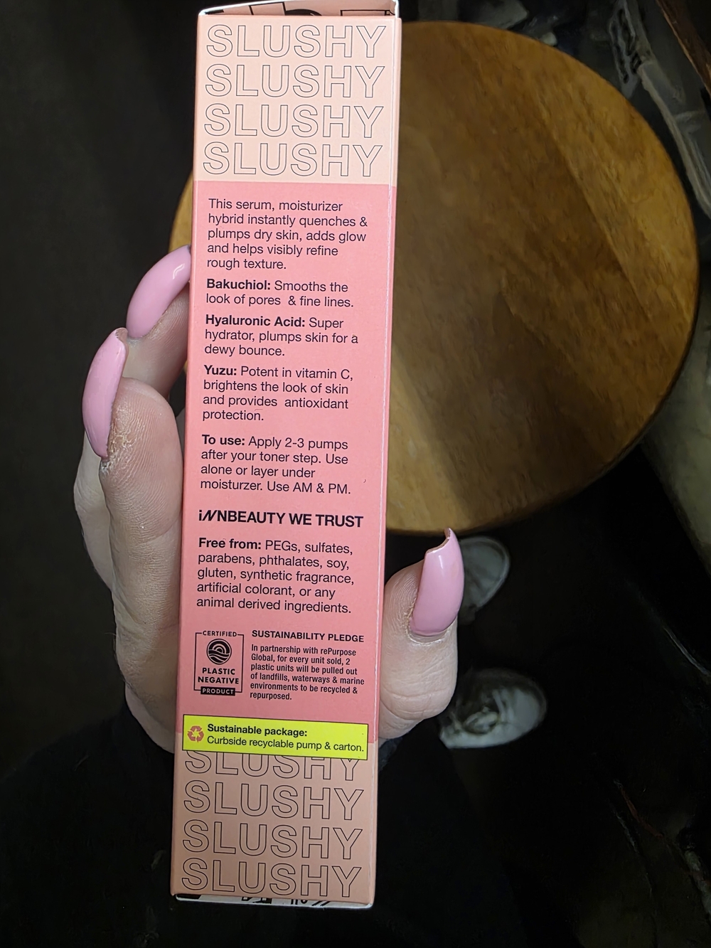 SLUSHY Hyaluronic Acid + Bakuchiol Serum — Pink - Picture 3 of 3